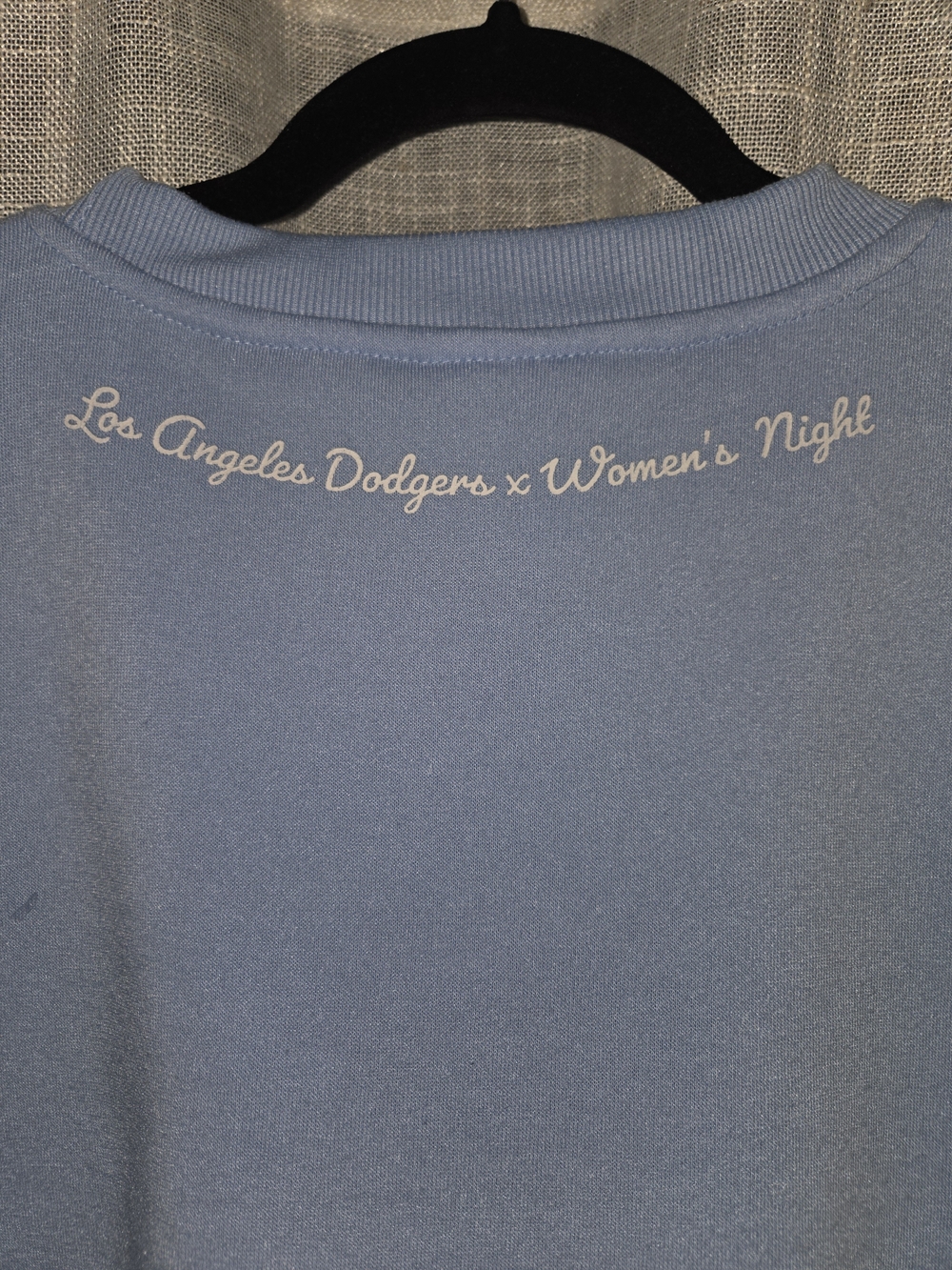 Los Angeles Light Blue Womens nigjt 2024 Crewneck Sweatshirt - Picture 3 of 6